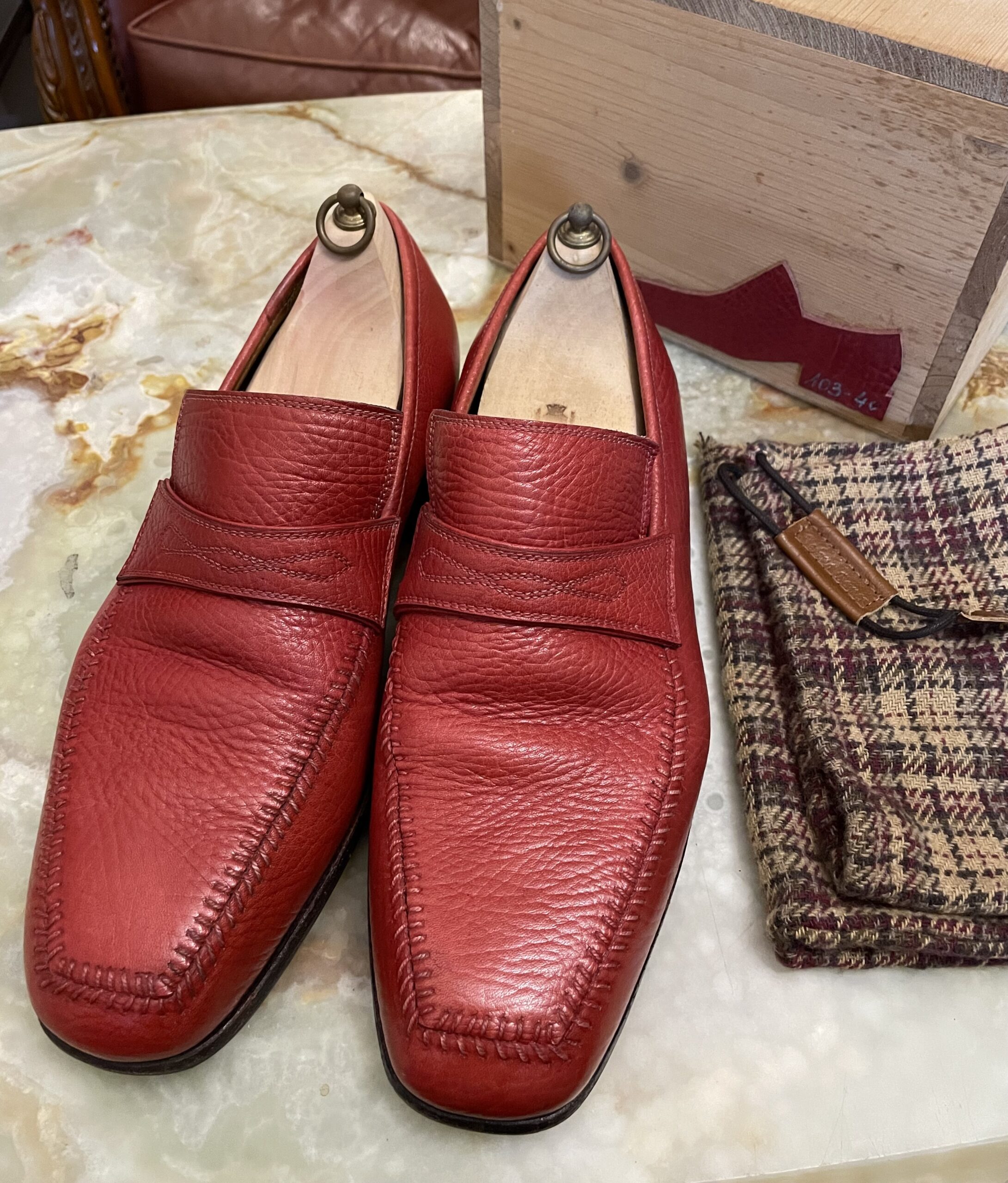 ステファノベーメル STEFANO BEMER】お洒落な名作スリッポン靴