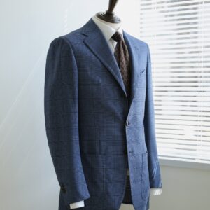 イザイア ISAIA】秋冬 ウインドーペン格子柄グレージャケット 44{sold