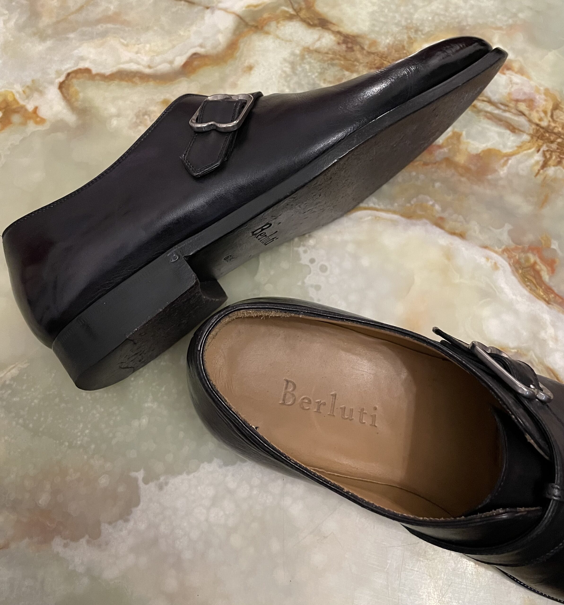 Berluti ベルルッティ】オルガⅢ 一枚革モンクストラップシューズ 6.5