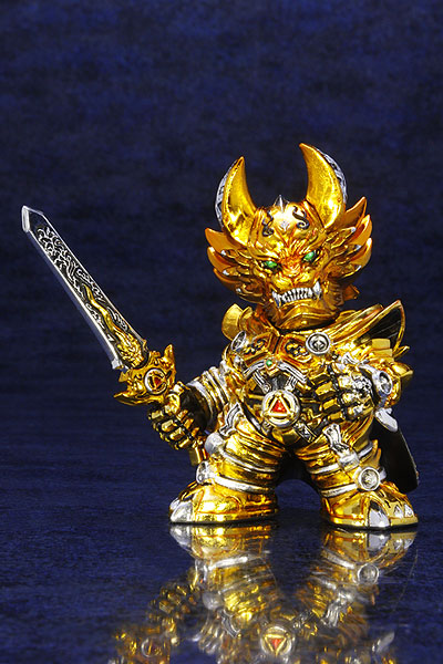 牙狼 デフォルメ魔戒コレクション 黄金騎士ガロ メッキver.