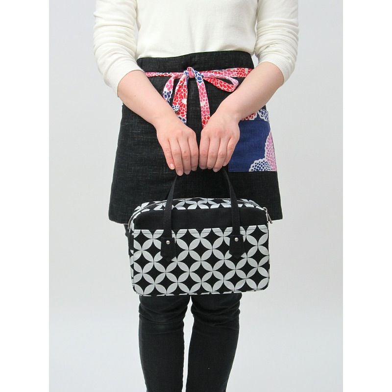 一澤信三郎帆布 利休バッグ《 七宝柄》 ハンドバッグ 和装小物 京都