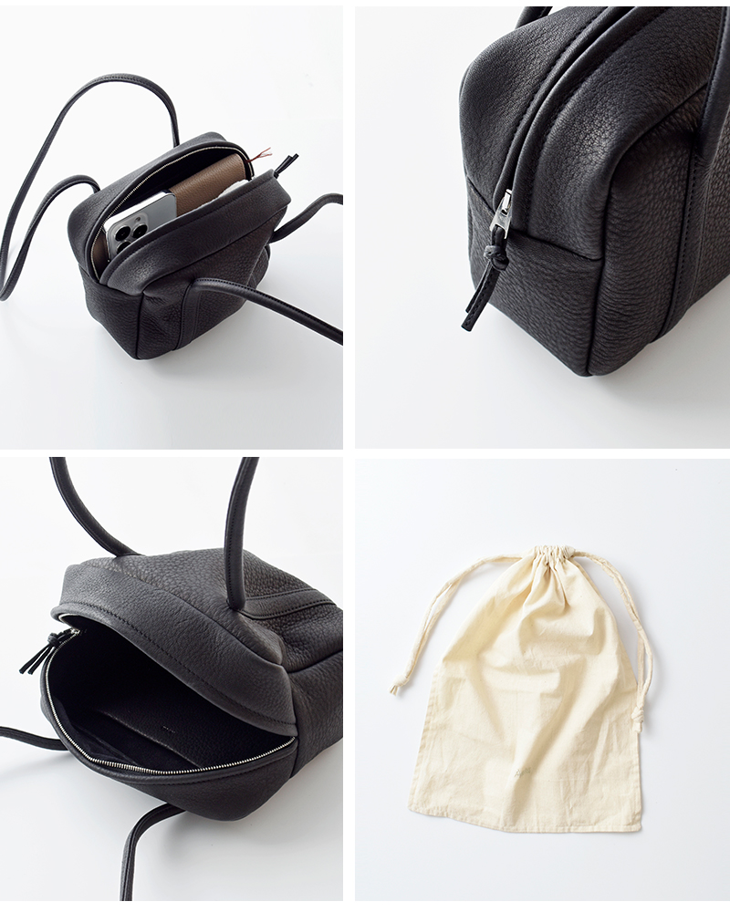 Aeta アエタ ディアレザー スクエア ボストン ロング ハンドル ミニ