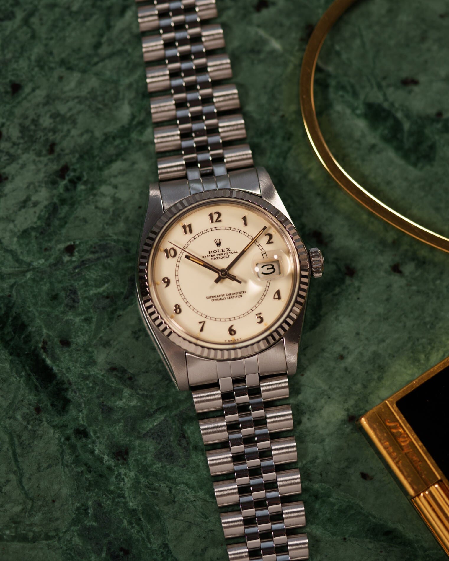 ロレックス デイトジャスト 16014 クリームボイラーゲージ 1982年製