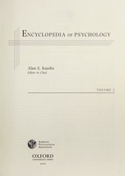 Encyclopedia of psychology : None : Free Download, Borrow, and