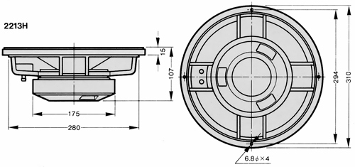 JBL 2213H Specifications