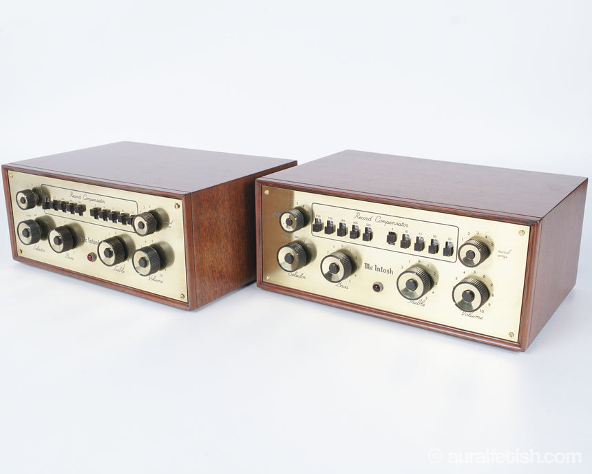 Vintage Mcintosh C8 Pair // Tube Preamplifiers – AURAL HiFi
