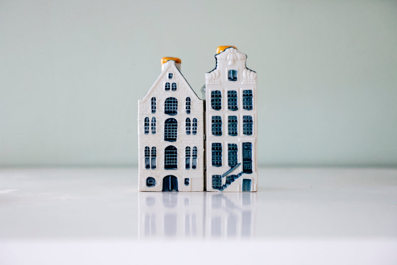 KLMオランダ航空のデルフトブルーのミニチュアハウス No.6 KLMオランダ