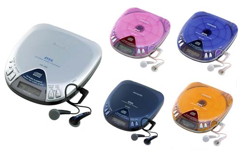 アイワ、CD-R/RW再生対応ポータブルCDプレーヤー
