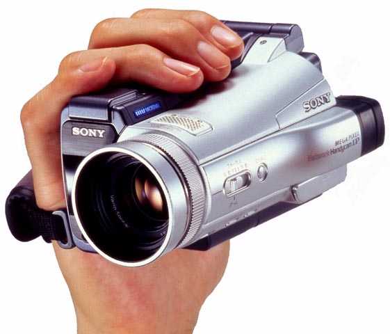 ソニー、インラインレイアウトのMICROMVビデオカメラ