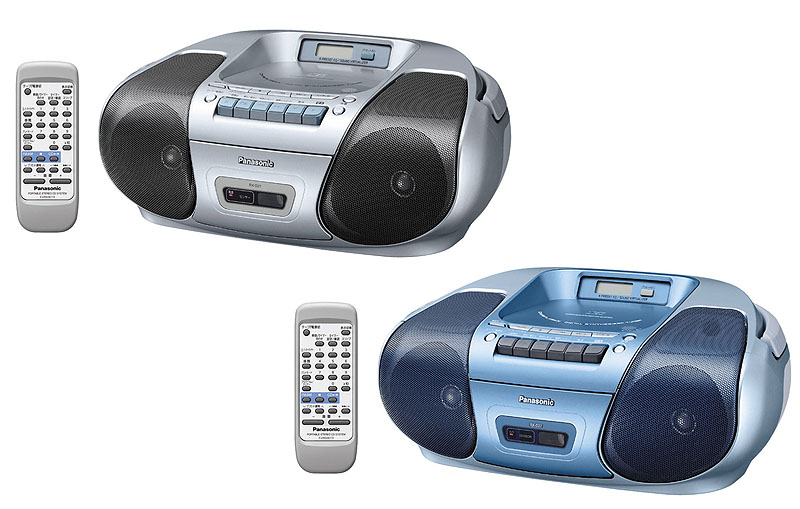松下、CD-R/RWディスクに対応したCDラジカセ3機種