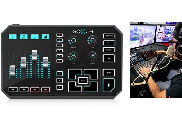 ゲーム音声をエフェクト付きでネット配信。HELICON GAMING「GoXLR
