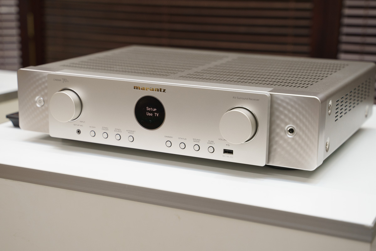 マランツ、薄さ109mmの新世代AVアンプ「CINEMA 70s」 - AV Watch