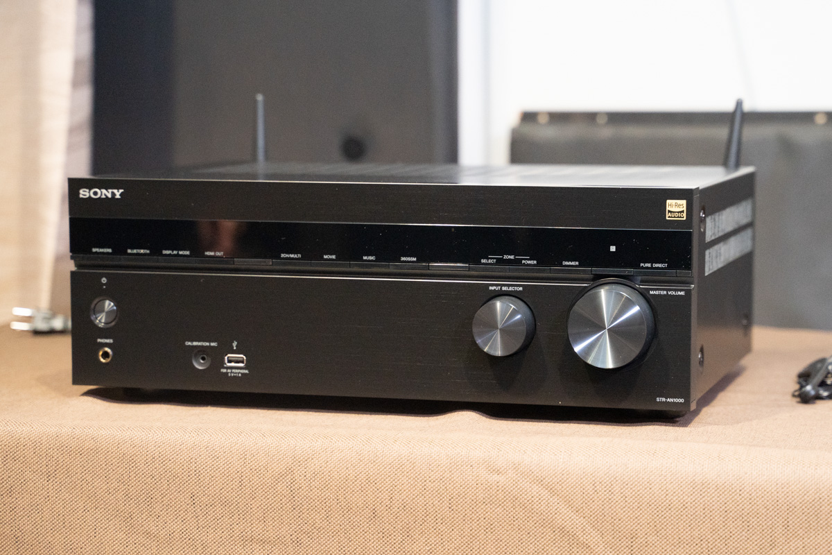 ソニー、リアスピーカーが無線で繋がるAVアンプ「STR-AN1000」 - AV Watch