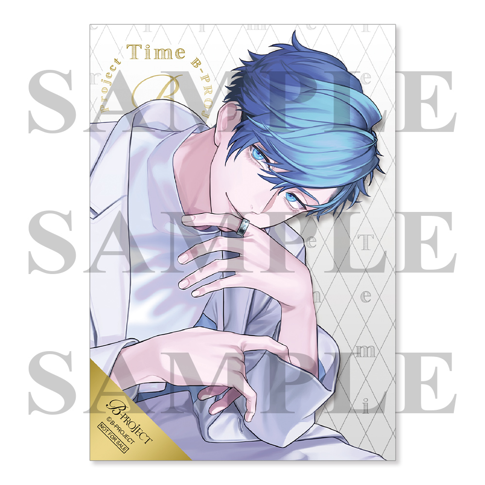 B-project ブロマイド箔押しサイン 愛染健十 Handsome King B-project