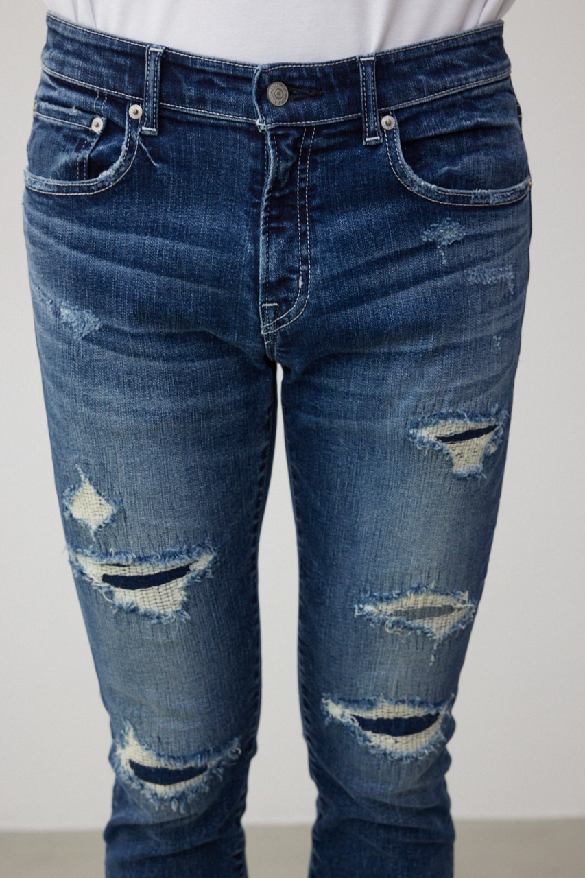 AZUL DENIM リペアスキニー｜MEN｜251HAS12-004K｜AZUL BY MOUSSY