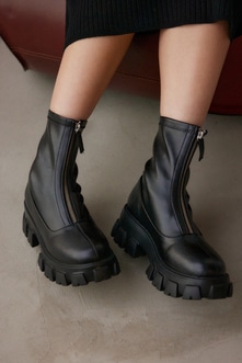 FRONT ZIP SHORT BOOTS/フロントジップショートブーツ｜WOMEN