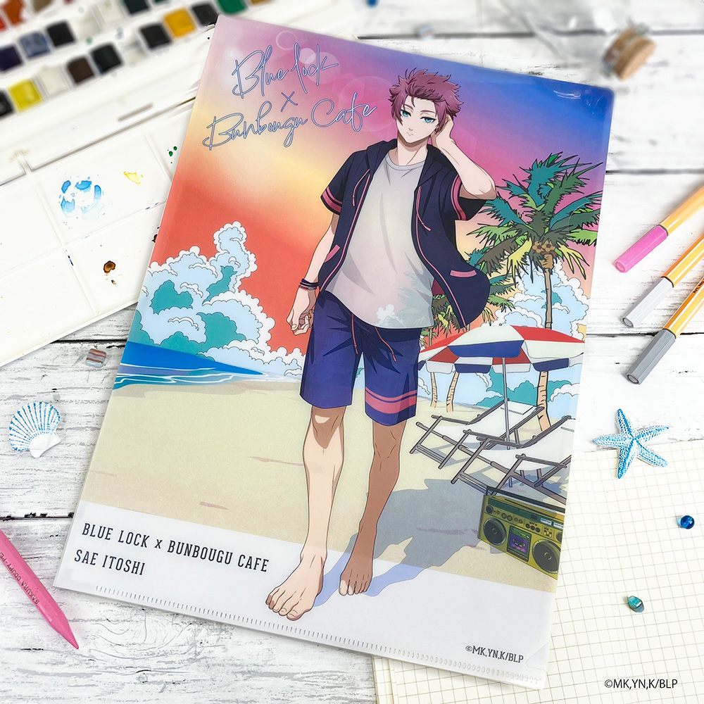 ブルーロック×文房具カフェ ワッペンモチーフ 缶バッジ 糸師冴