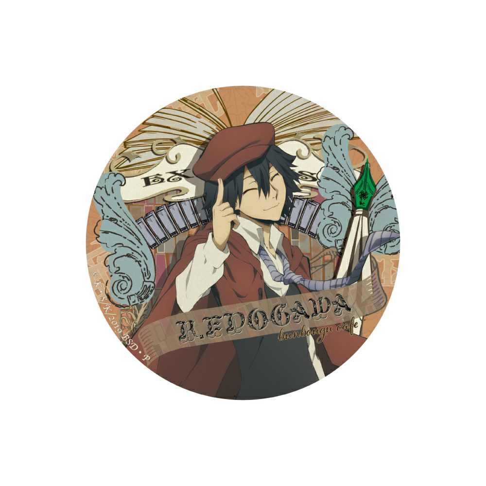 文豪ストレイドッグス】 太宰治 コラボカフェ本舗 缶バッジ 文スト