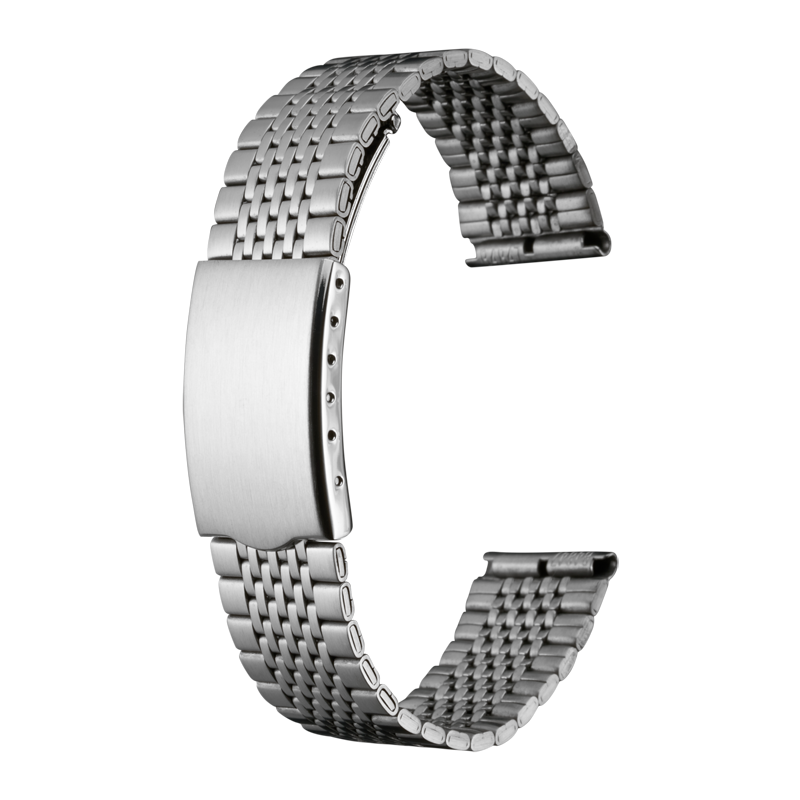 BAMBI バンビメタル ブロック三折 BSBE4847S - 時計バンド(ベルト)の