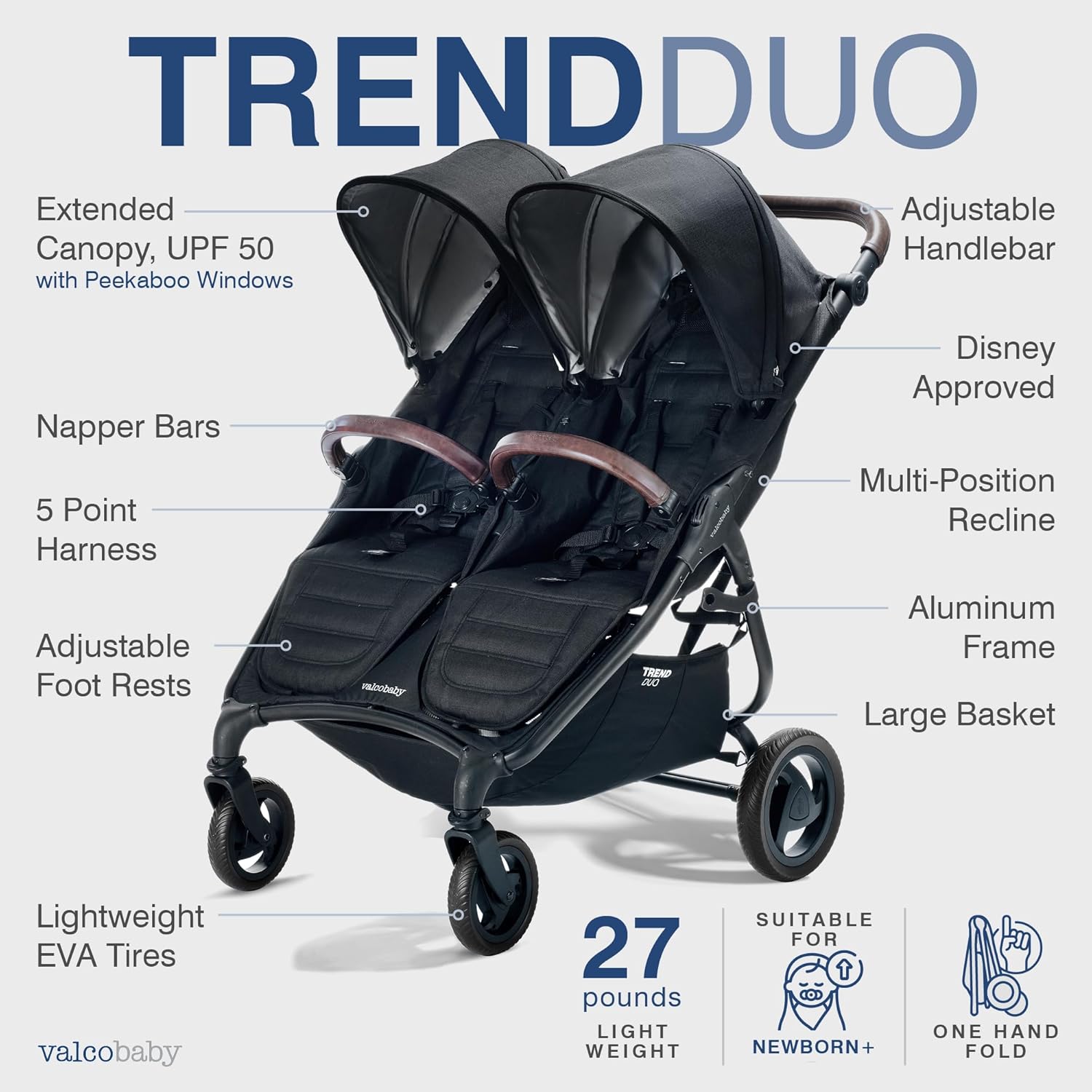 Valco 2025 Snap Duo Trend Double Stroller – Baby Grand