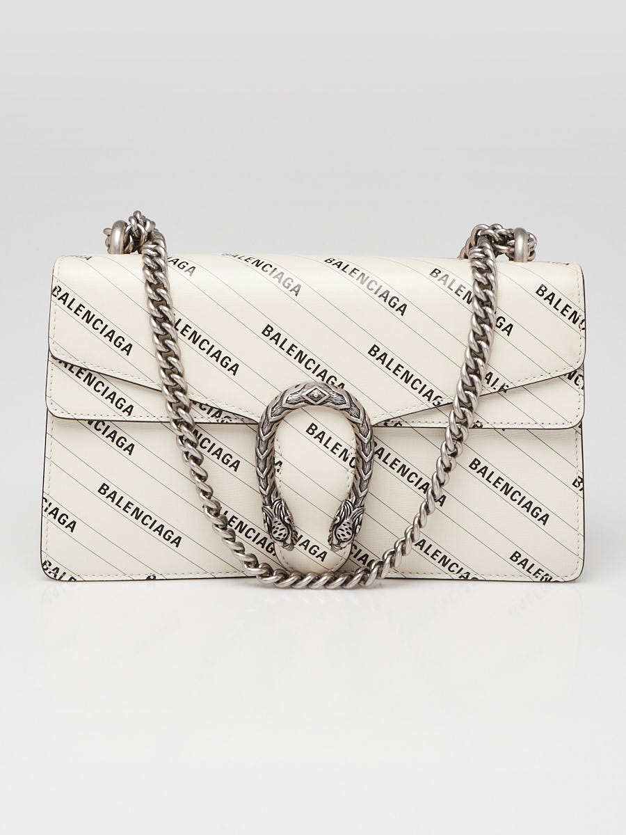 Gucci x Balenciaga White/Black Leather The Hacker Project Dionysus