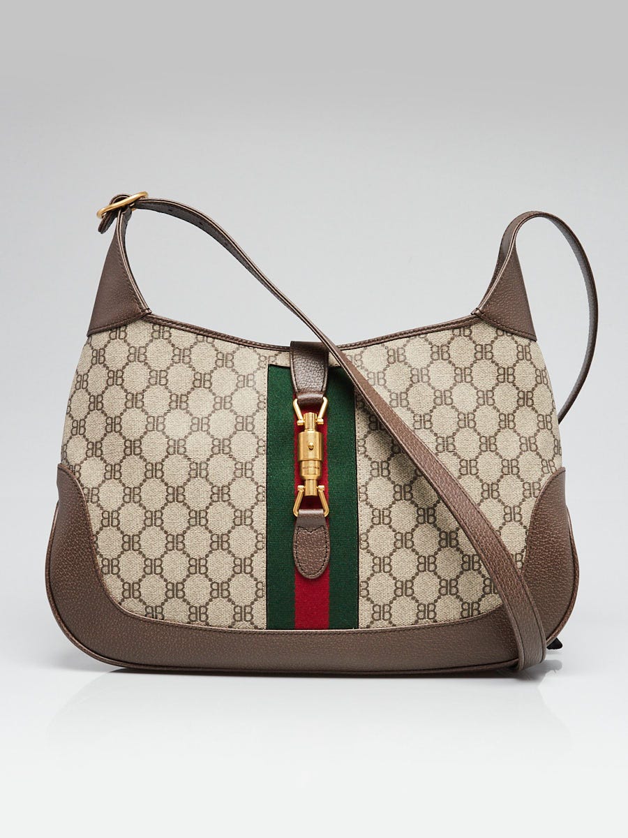 Balenciaga x Gucci Beige/Ebony Coated Canvas/Leather The Hacker