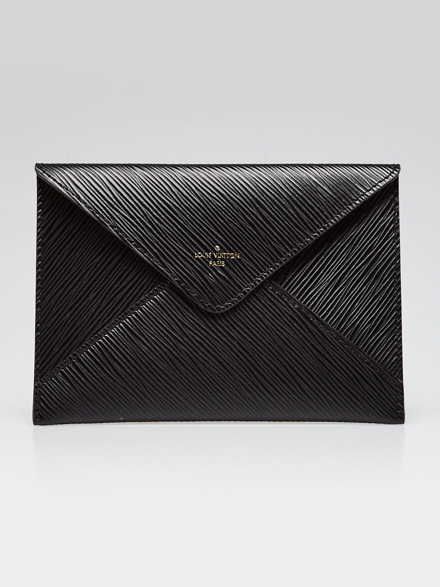 Louis Vuitton Black Epi Leather Invitation Envelope Pochette