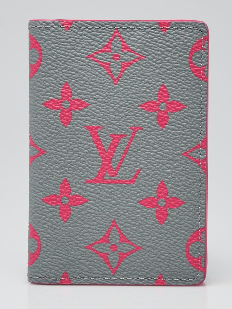 Louis Vuitton Grey/Pink Monogram Glow Pocket Organizer and Card