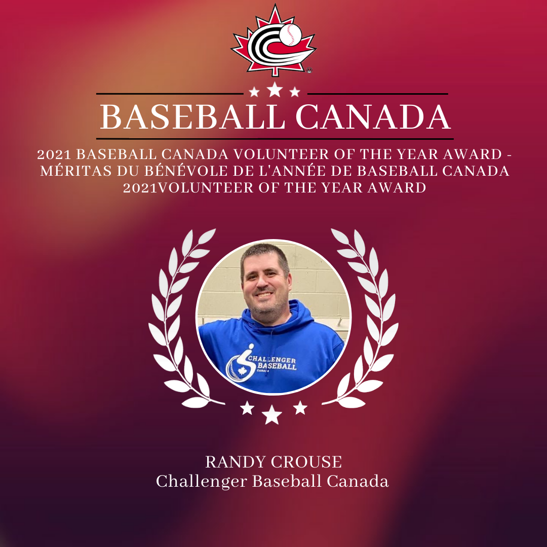Baseball Canada | Randy Crouse wins Baseball Canada Volunteer of