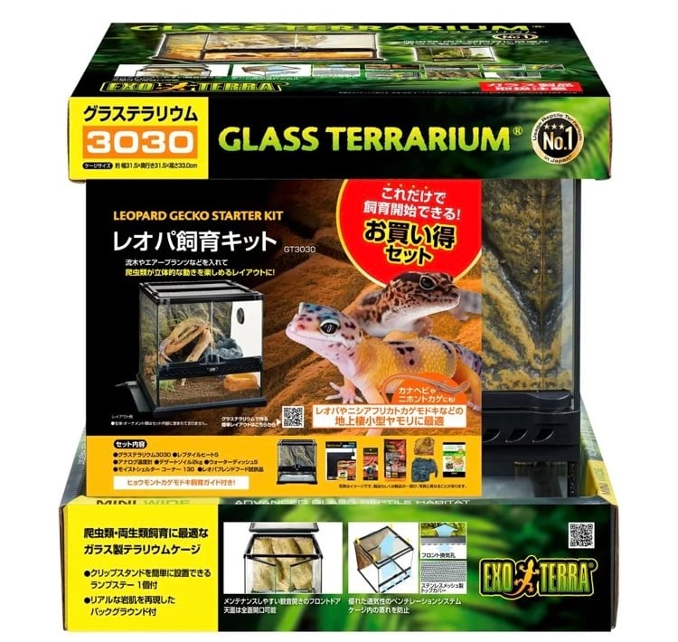 レオパ飼育キット GT3030 【爬虫類初心者にもオススメ】 | Reptile