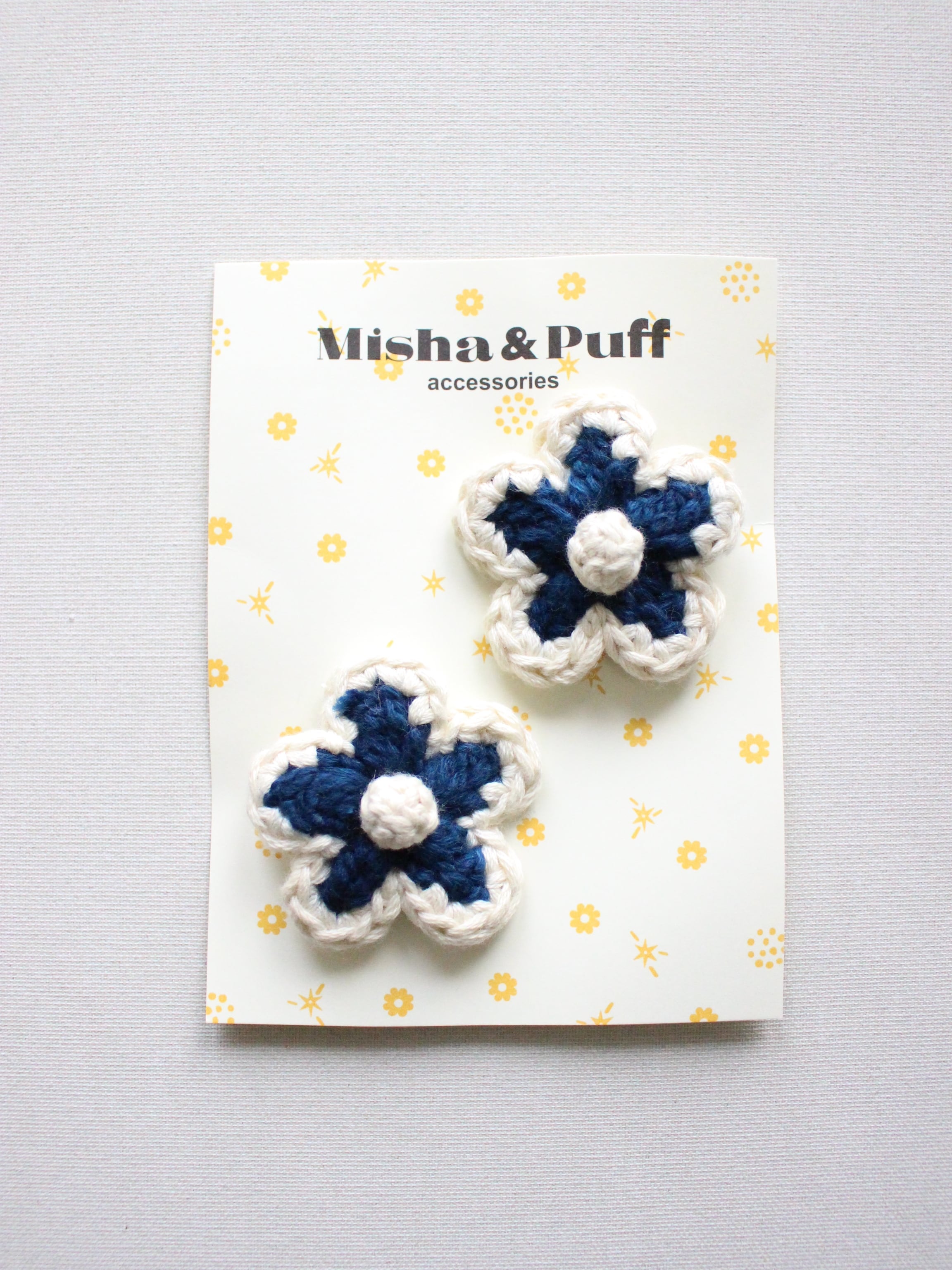 Misha & Puff Medium Flower Clip Set/ Celestial | RESONASON