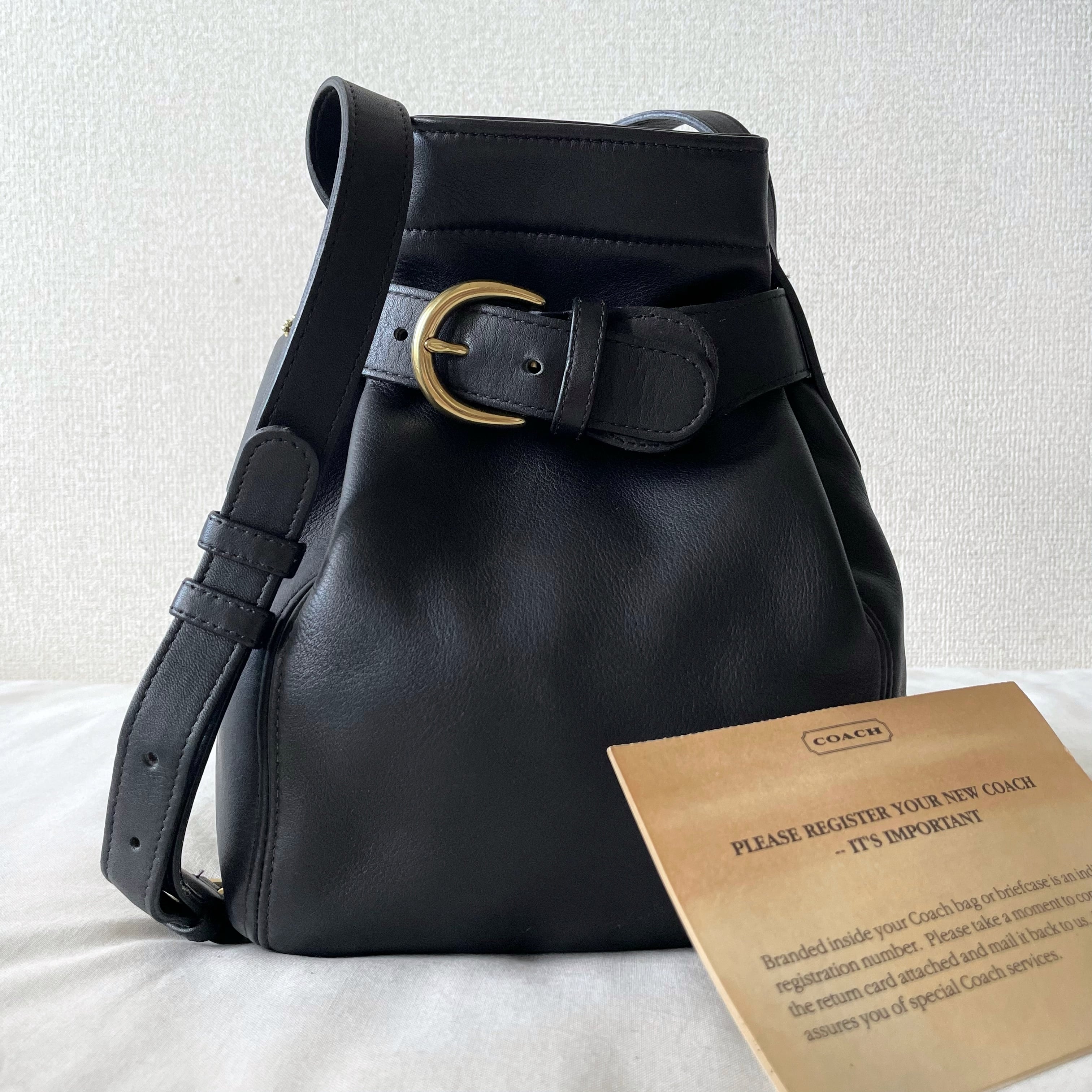 RARE VINTAGE COACH (OLD COACH オールドコーチ) SOHO BELTED POUCH IN