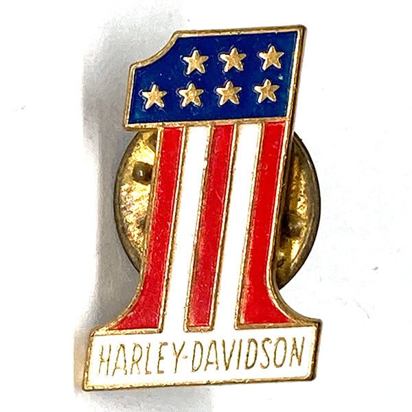ハーレー ナンバーワン ピンバッジ Harley Davidson #1 Pin ハーレー