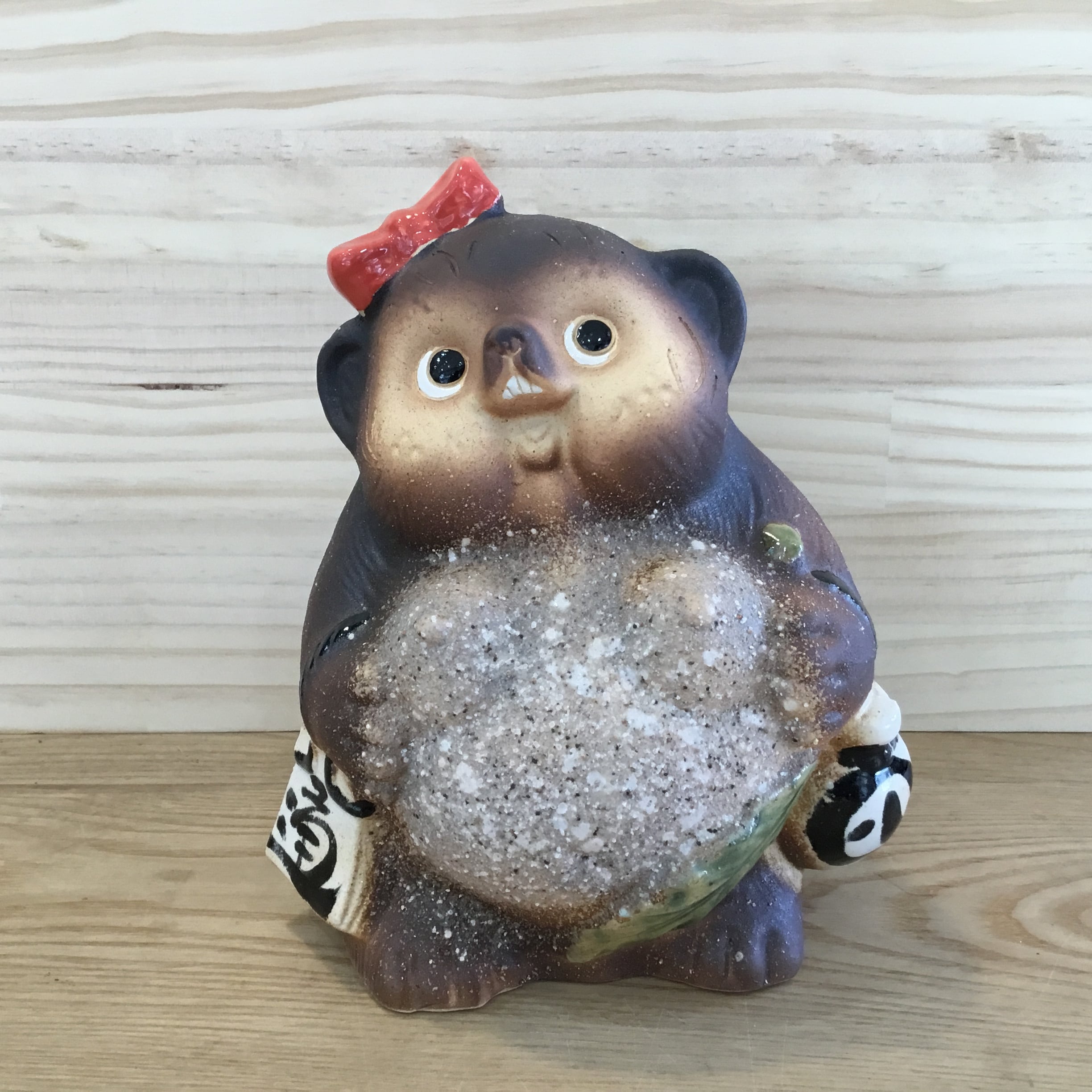 信楽焼たぬき 5号 古信楽福福狸メス | 趣味の園芸と陶器山竹