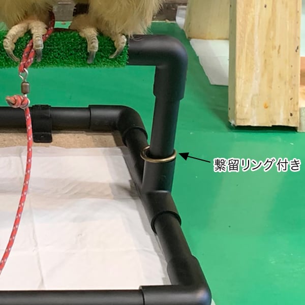 パーチ 黒【フクロウ 猛禽類用】 | アトリエ ぽっくる