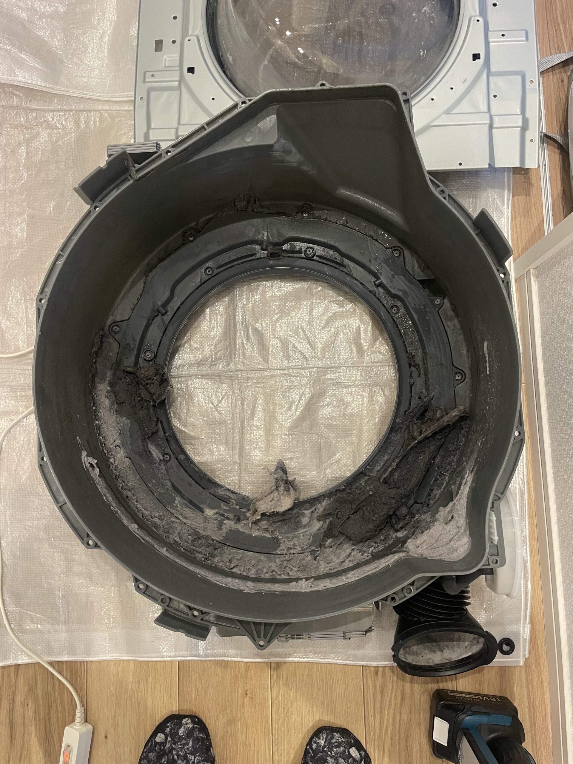 Panasonic NA-VX900BR分解清掃 | ドラム式洗濯機分解クリーニング修理