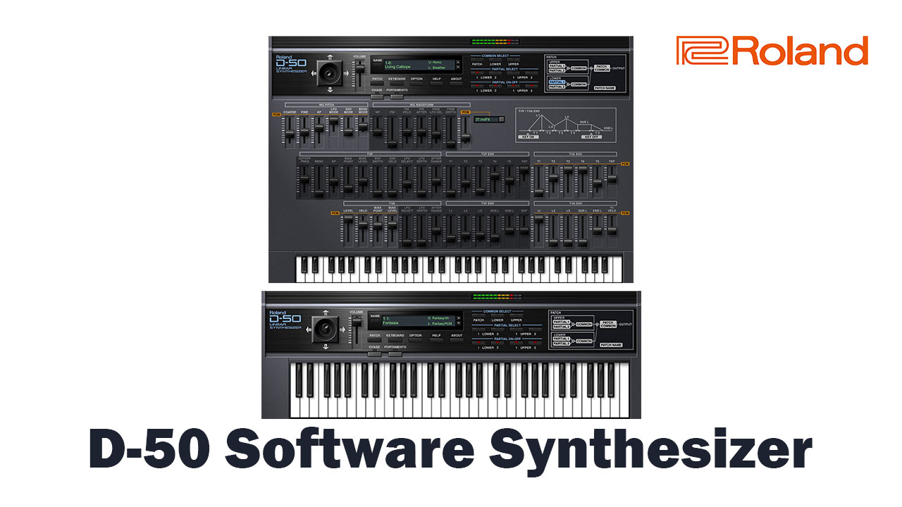 Roland D-50 Software Synthesizer - beatcloud - DTM,DAW,プラグイン