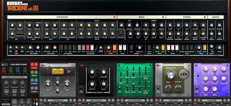 Cherry Audio Trident Mk III Synthesizer - beatcloud - DTM,DAW