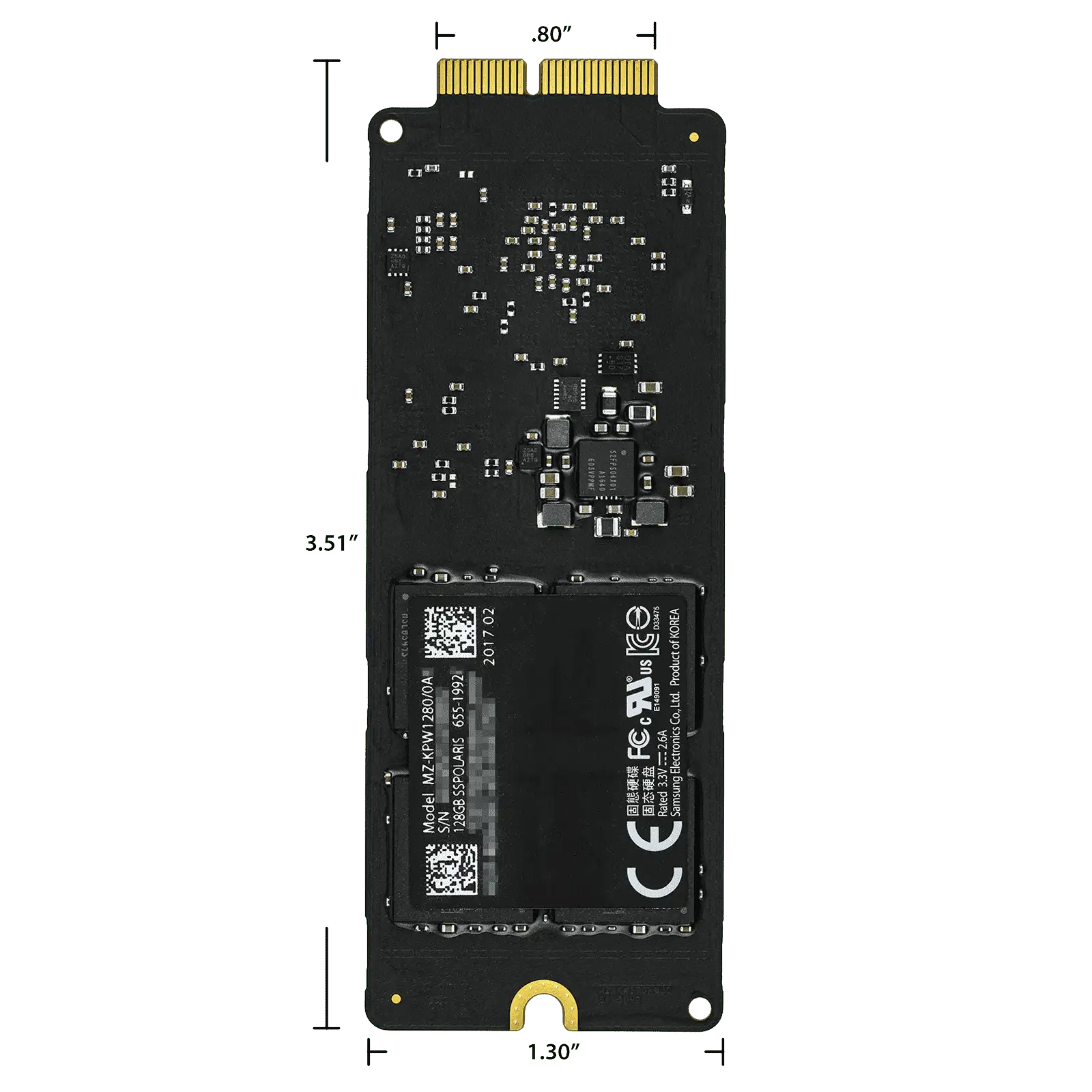 661-12549) 128GB NVMe SSD SSPOLARIS - iMac (2019)