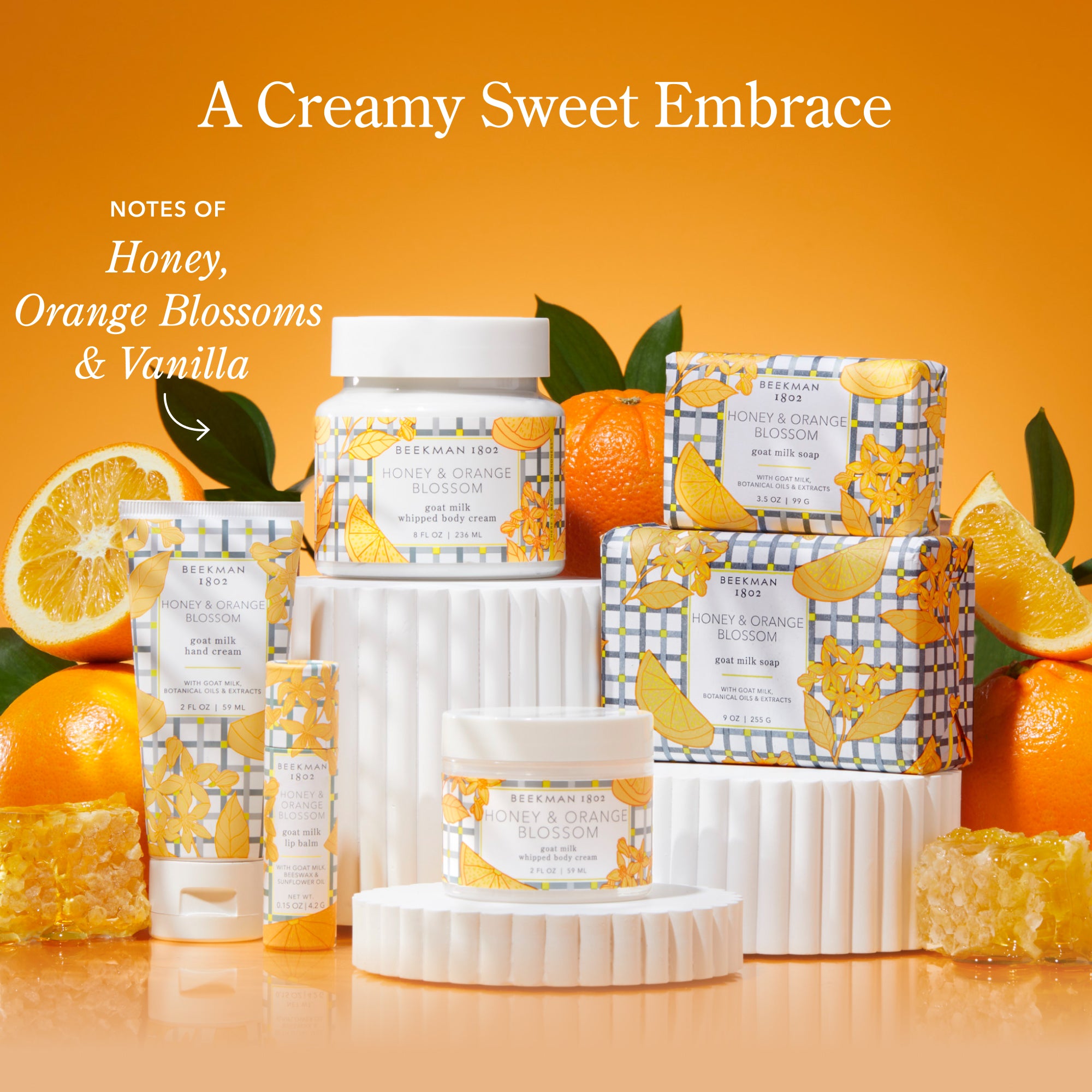 Honey & Orange Blossom 3-Pack Of Lip Balms