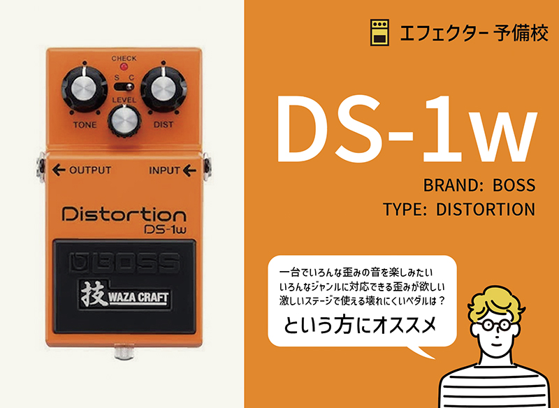 BOSS / DS-2の特徴や使い方をレビュー。ジョン・フルシアンテも使用し