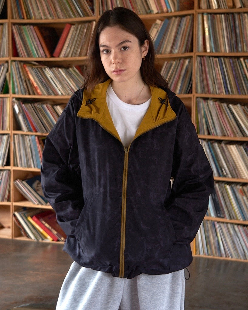 Reversible camo nylon jacket – BELVET