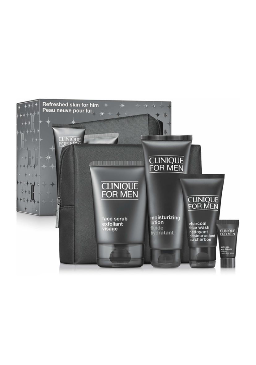 Clinique Refreshed Skin For Him Skincare Gift Set - $104 Value! | Belk