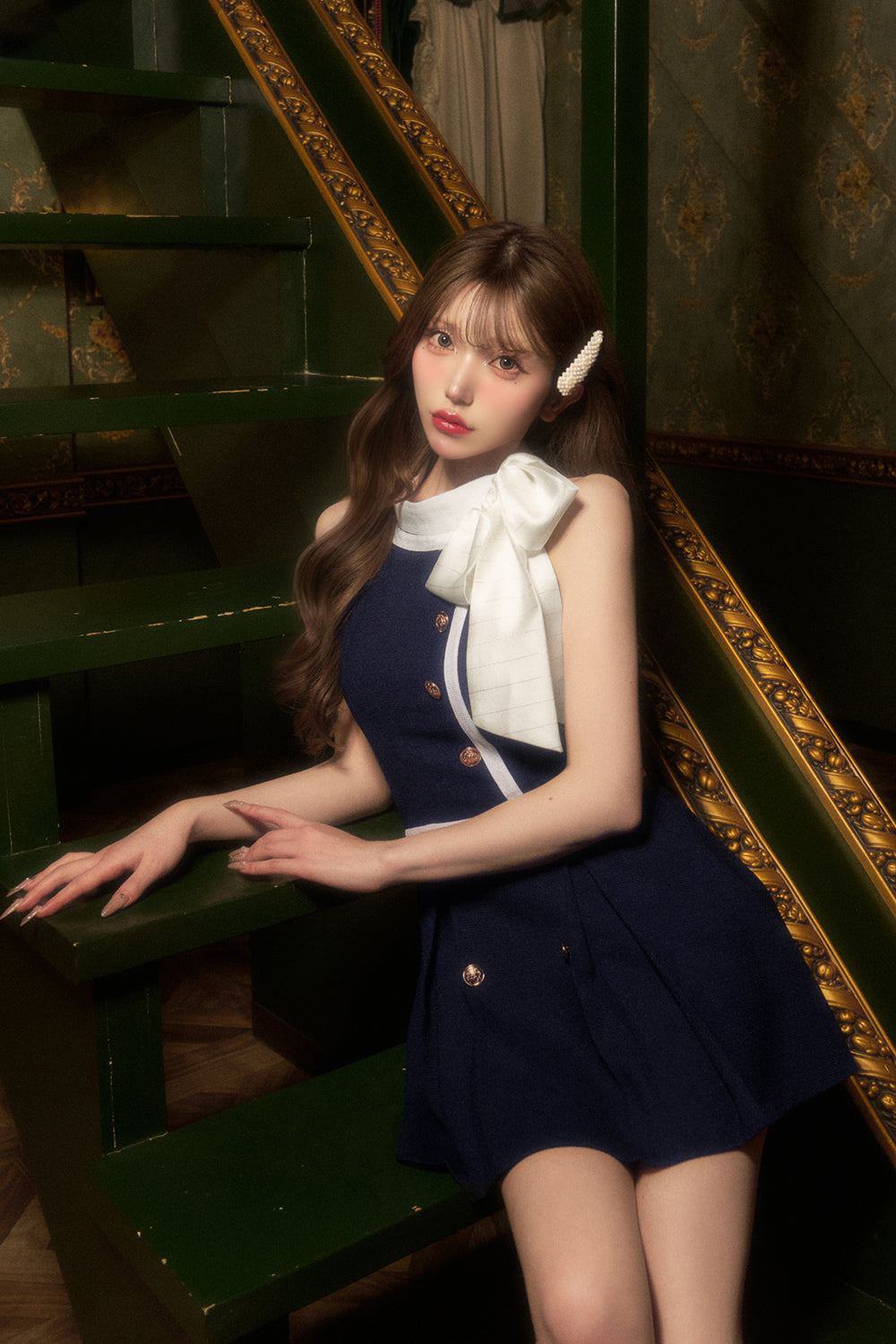 BELEAR MIMI（ベリアミミ）】【予約商品】アメスリツイードミニワンピース