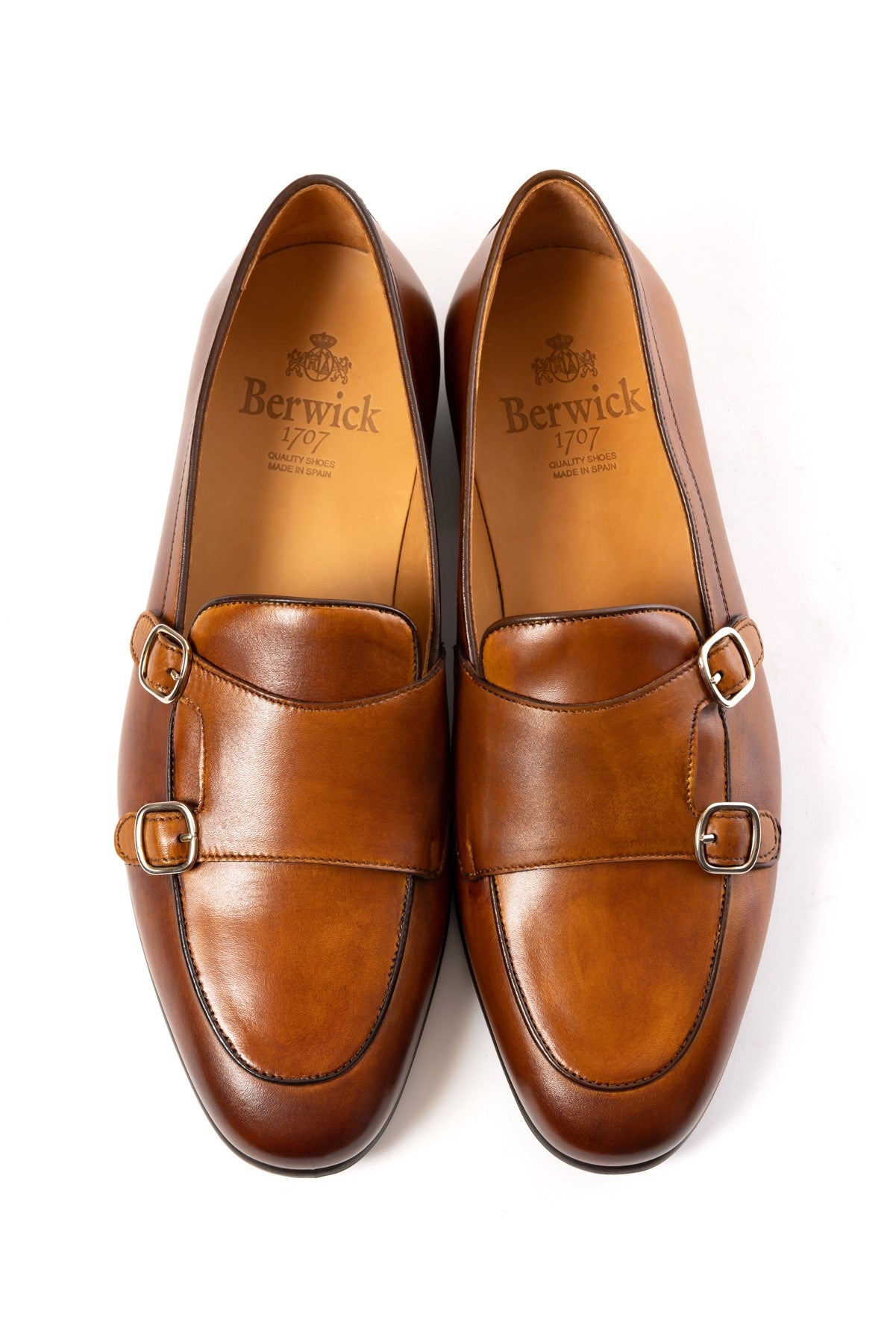 Berwick1707 | ダブルモンクローファー | 5111SISGBR – バーウィック