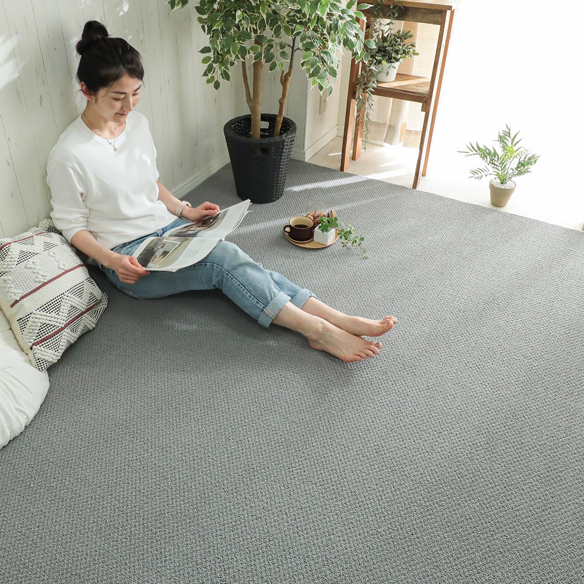 L-35】クッション性に優れた高機能 遮音・防炎カーペット『フォルテ