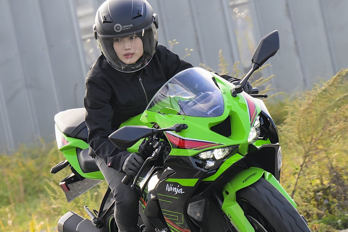 ロマンを感じる凄いマシン！ つぐみライダーがカワサキ「Ninja ZX-6R