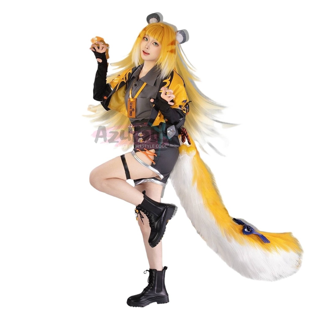 Azuiblc ゼンゼロ 橘福福 3Dプリント コスプレ衣装 アクセサリー