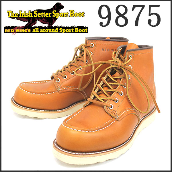 REDWING (レッドウィング) 9875 6inch CLASSIC MOC TOE ブーツ