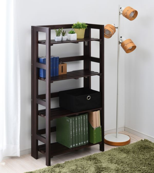 商品情報_天然木折りたたみラック（4段） | 山善の商品情報サイト